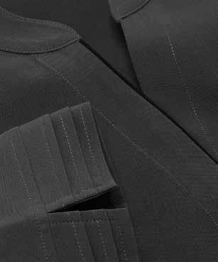 Elastane // Black/White: 93% Polyester, 5% Elastane, 2% Viscose // Yarn dyed stripe (Black/White