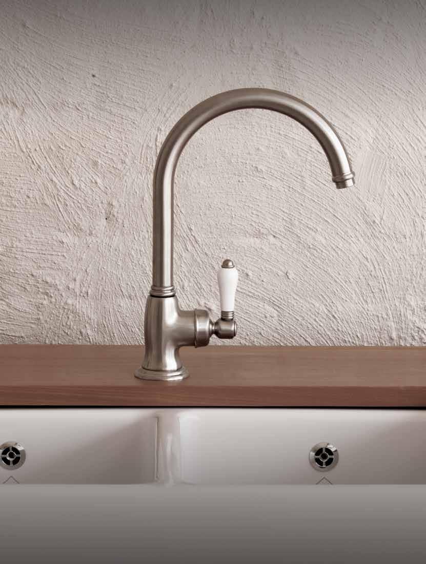 The perfect blend of form, function and finish, Adore Gooseneck Sink