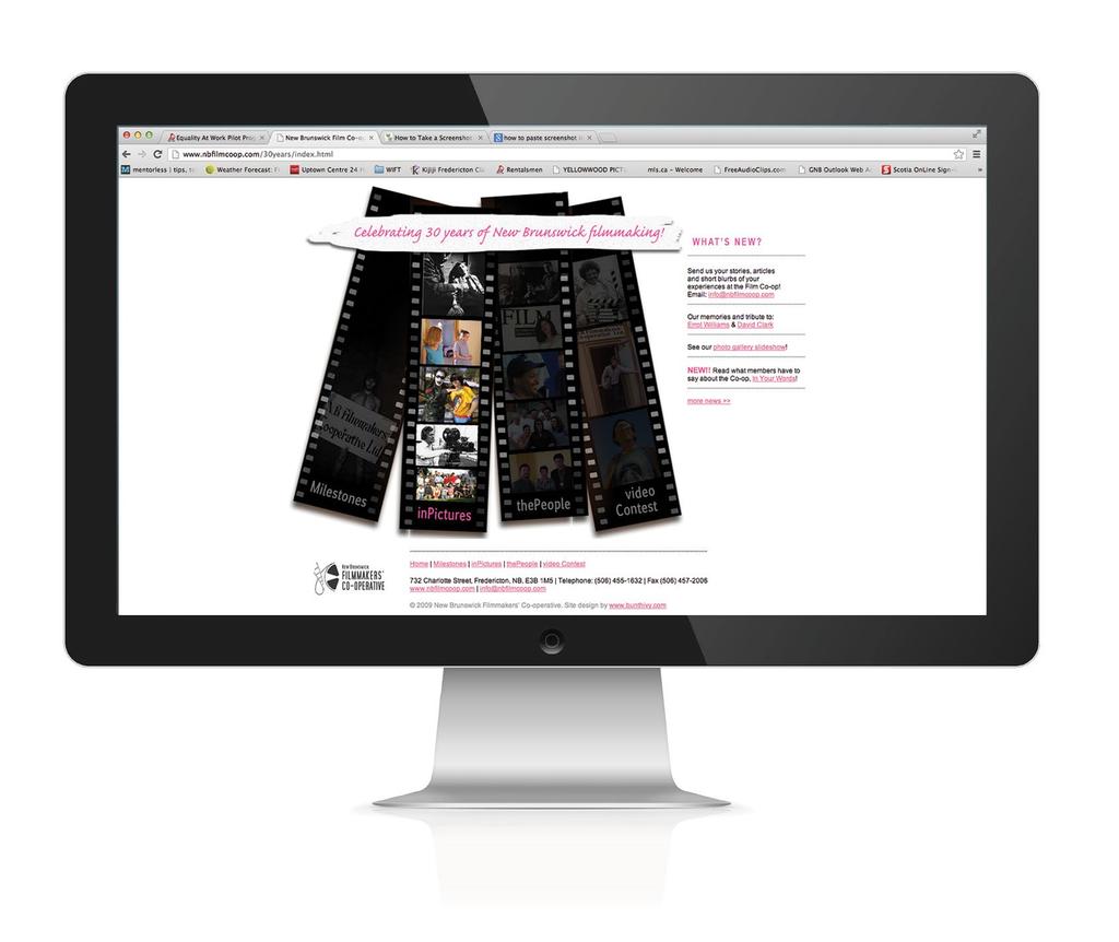 NB FILM CO-OPERATIVE 30TH ANNIVERSARY WEBSITE http://old.nbfilmcoop.