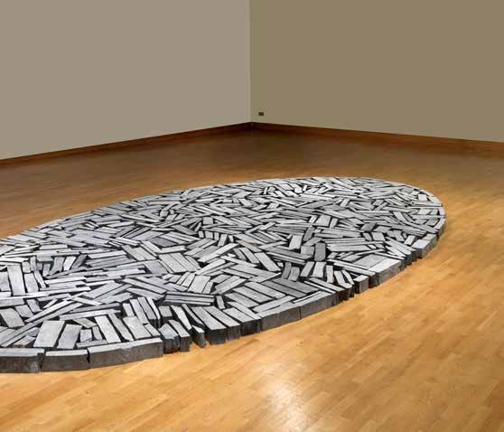 Richard Long Cornish Slate Ellipse 2009. Richard Long. All Rights Reserved, DACS 2017 ARTIST ROOMS Tate and National Galleries of Scotland.