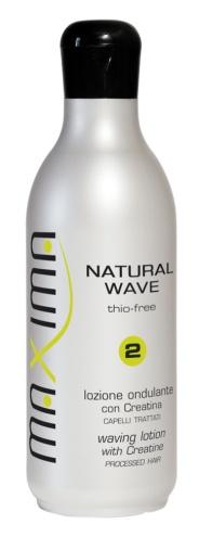 THE MAXIMA WAVING SYSTEM NATURAL WAVE SYSTEM Phase 1 Phase 2 NATURAL WAVE 0 WAVING LOTION FOR STRONG, RESISTANT HAIR