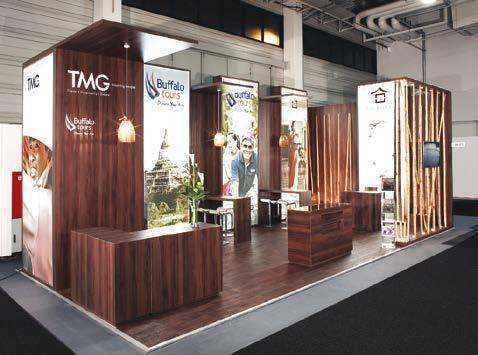 5m x 5m Stand size: 9.5m x 4.