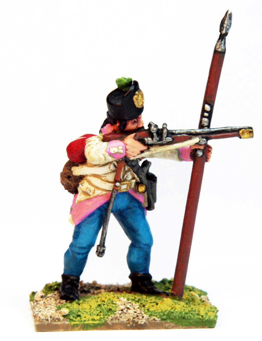 The sharpshooters: these can be painted as described above, but there are a couple of extra details.