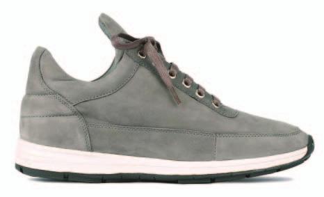 The sneaker is designed with a thick mid-sole for extra comfort during long walks through the