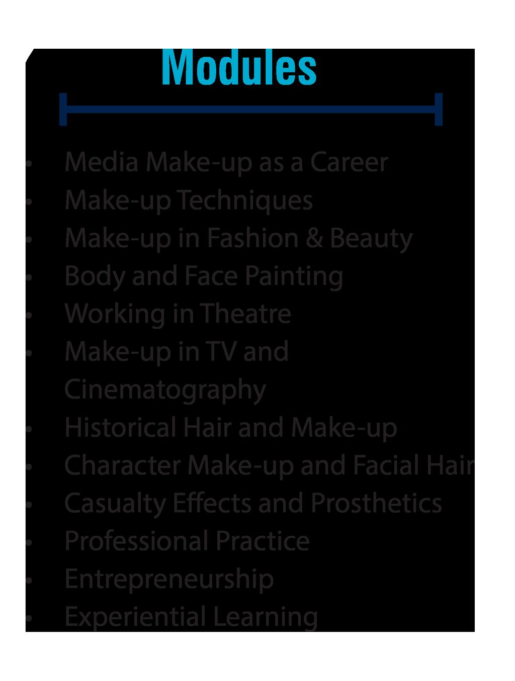 Make-up and hair are key elements in the overall design of films or television productions, creating a look for the characters in relation to social class,