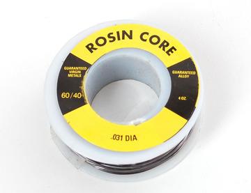 Solder You will want rosin core, 60/40 solder. Good solder is a good thing.