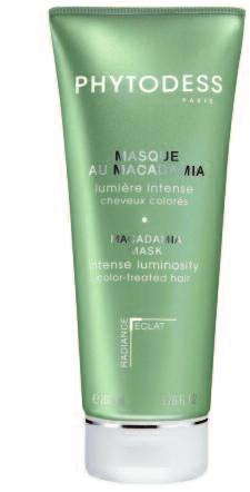SPECIFIC CARE FOR LENGTHS AND ENDS MACADAMIA MASK intense luminosity for color-treated hair This mask nourishes and beautifies color-treated or highlighted hair, whose radiance it revives.