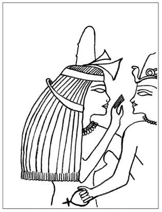 A KING IS BORN 45 Figure 3 Tutankhamun and his wet-nurse Maia (after Zivie 1998). Illustration by Charlotte Booth. by their mothers and he was placed in the care of a wet-nurse in the royal harem.