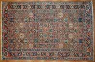 Pakistani Persian carpet, approx 10 x 117 Pakistan, circa 2000 Est $400-600 Antique Bahktiari carpet, approx 10 x 156 Persia, circa 1940 Est $1,500-2,000 816 Antique Afshar rug, approx 43