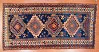 Bohkara rug, approx 4 x 48 Turkestan, circa 1930 Est $200-400 846 Persian Kashkai