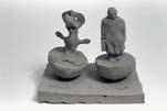 unfired clay Collection Emmanuel Hoffman Foundation 24 25 26 Fairytales, technology, modernization, sport, movies, The Bible, nature, entertainment, scenes from the artists' private lives Suddenly