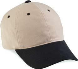 low-profile, six-panel, pre-curved visor, sewn eyelets, cloth strap, tri-glide buckle closure.