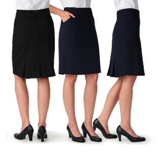 front utility pockets Generous 5cm hem allowance for longer length alteration Fully lined with stretch lining COLOURS Available in Navy or Black BS610L LADIES