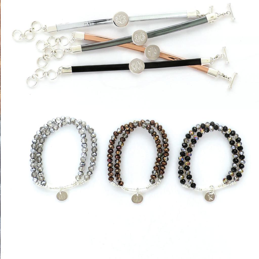 B. -01-02 -03-04 NOW TRENDING: Metallics C. -01-02 -03 A. JN0889-(specify color) $32 E Sparkle and Shine Two Layer Charm necklace 16-20 -01 Silver -02 Hematite -03 Bronze -04 Black B.