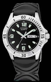 GENTS ECO-DRIVE, DAY/DATE, NYLON STRAP, WR100 1283068 249 149 for HER! 199ea 139 K.