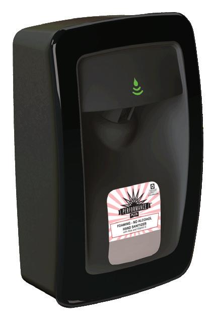 PP8907F BLACK WITH CHROME TRIM* PP8908F The Performance Plus Manual Soap Dispenser is made from durable