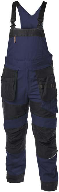 BIB TROUSERS EVO35 Chest pocket with penholder and zipper