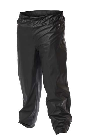 RAINTROUSER PU, EVOBASE Elastic waistband Button adjustment at the ankle Reflex on the