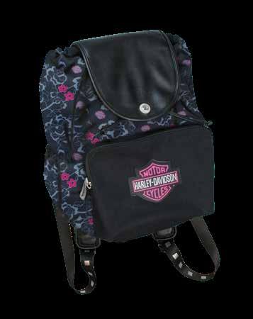 BACK VIEW CINCH TOP BACKPACK Nylon canvas