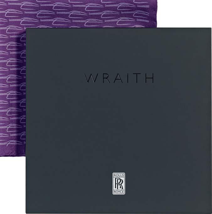 Wraith Collection Pochette Wraith Sketch Pattern Made from 100% Italian silk, the