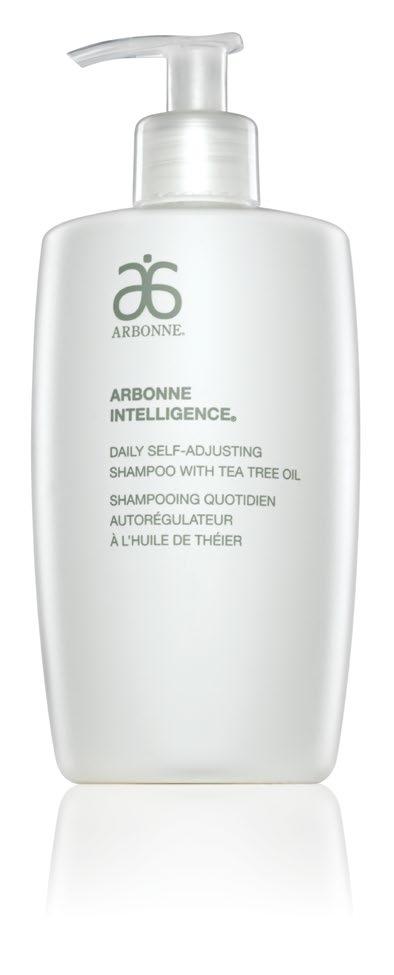 DAILY SELF-ADJUSTING SHAMPOO WITH TEA TREE OIL Tingly shampoo cleanses, enhances shine, improves manageability, and moisturizes the scalp Suitable for the changing needs of all hair types Vegan;
