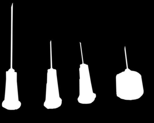 instructions or as directed by your doctor Injection needles: different sizes, depending on the type of injection
