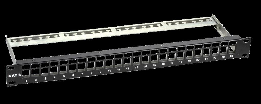 Punch Down 152400 STP Patch Panel empty Silver Blade + Silver