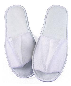 lined 1 pair 2926 Terry cotton slippers,
