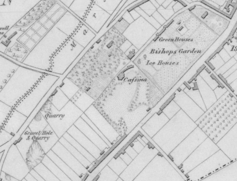 Historical background The area lies to the immediate south-east of Lumen Christi College in Derry~Londonderry. A 17 th - century windmill (LDY 014:500) is located c.
