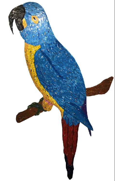 Robi Walters, A Rougher Version (Extinct Jamaican Macaw), 2017 Recycled card, miri card, party paint, glue on plywood 183 x 92 cm. Serena Morton began her career in 1994 at Christie s Auction House.
