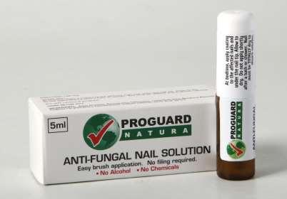 ANTI-FUNGAL NAIL SOLUTION 5 ml Tested by an independent laboratory accredited by the Medicines Control Council and proven to eliminate: Dermatophytes Yeast Mould Fungi Bacteria ONYCHOMYCOSIS (Nail