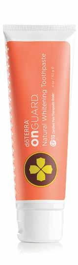 30 drops dōterra ON GUARD NATURAL WHITENING TOOTHPASTE Clean teeth gently with the added benefit of therapeutic-grade dōterra On Guard essential oil blend.