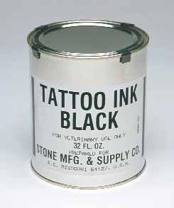 Product # 32600 Hog Slap Tattoo Ink, gallon Black or Green Tattoo Paste