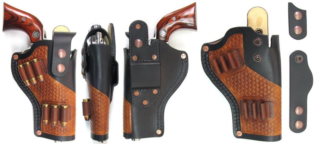 5 Holster pictured can be made to any barrel length TM 818 TM 818. Standard Hip Holster.
