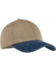 00 Garment Washed Cap With embroidered logo, 100% garment washed cotton twill, unstructured, low profile,