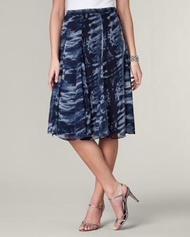 Seascape Flare Skirt A tulip skirt is one that flares at the hemline.