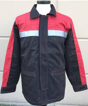 Work Jacket Cotton Blend Chino Fabric