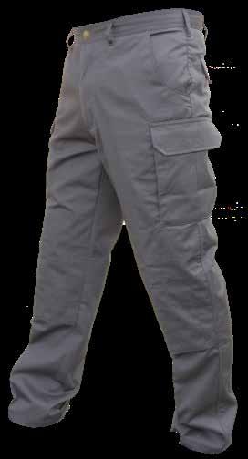 Mens Cargo Pants Mid Weight Cotton Blend Chino Double Knee with Cross Stitching Crease Resistant Long Leg Length