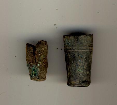 However, the copper-alloy ferrule that was also recovered from rubble layer (1003) was probably from the end of a walking stick of late medieval or early post-medieval date, and may also have aided