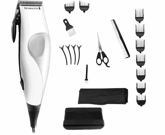 HC2000 SERIES REMINGTON 21 PIECE HAIR CUT KIT USE AND CARE MANUAL Thank you for purchasing your new Remington Haircut Kit.