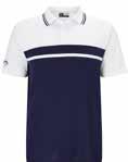MEN S ESSENTIAL POLOS 24 CGKS8081 COLOUR BLOCKED PIQUE POLO Contrast colour blocked pique polo with double tipped ribbed collar and 2 button placket.