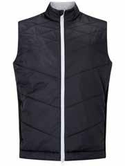 MEN S WEATHER SERIES 32 CGKF80F5 PUFFER VEST II Flattering quilted design puffer vest, with storm sleeves and stretch side