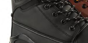 resistant leather upper