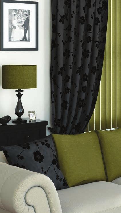 SOFT FURNISHINGS FOR YOUR HOME Complete your interior design scheme by complementing your window blinds with stylish soft furnishings.