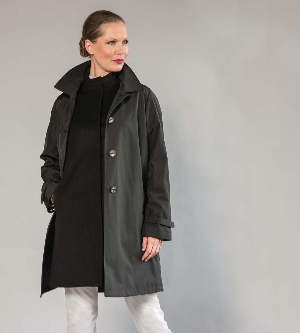 This is the ultimate travel coat. Each layer can be worn on its own or together! JANE POST OF NEW YORK.