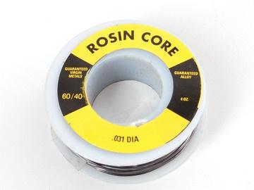 You will want rosin core, 60/40 solder. Good solder is a good thing.