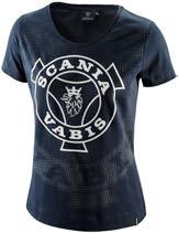 women Scania logotype t-shirt Grand Vabis t-shirt Regular fit t-shirt with Scania logotype on chest.
