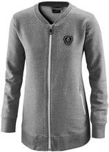 Long fit zip sweat cardigan with Scania symbol badge on front and cropped Griffin on back.