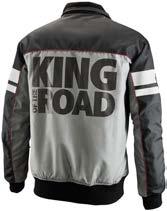men Truck jacket Truck jacket Jacket with fleece-lined collar and large King of the Road print on back.