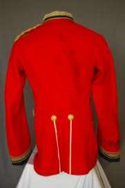 Red mess dress jacket This hand sewn jacket is made of
